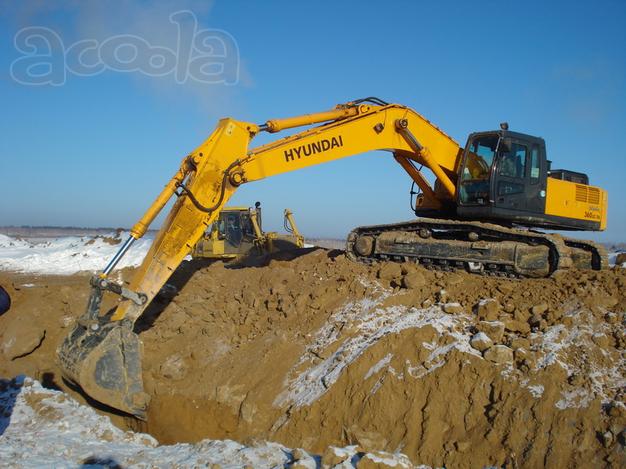 Сдам гусеничный экскаватор HYUNDAI R360 1,9 м3