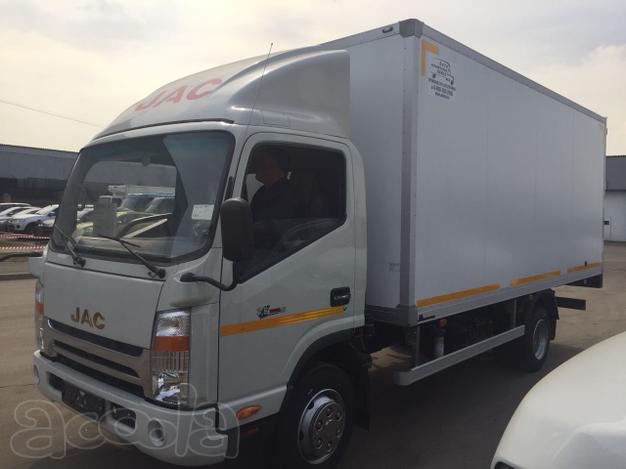 Грузовик JAC N 75, 3-5 тонн, с изотермическим фургоном