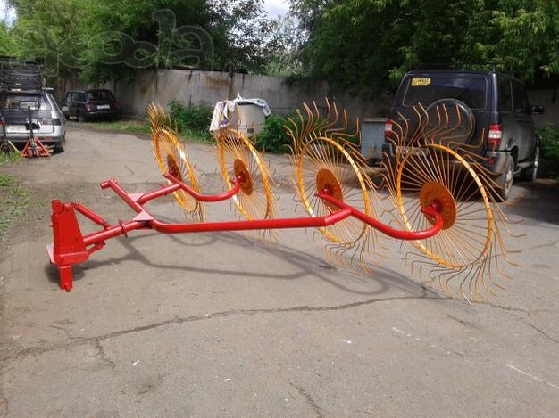 Грабли ворошилки валковые ГВВ ( 4 колеса)