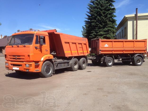 Ищу работу для камаза самосвала с прицепом.