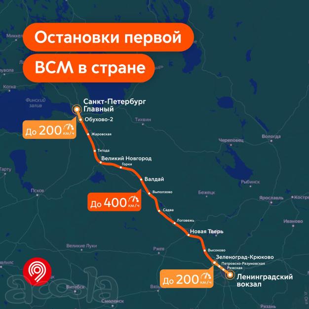 ВСМ. старт нового проекта, строительства высокоскоростной железнодорожной магистрали Москва-Питер