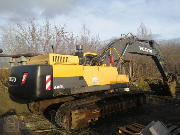 Аренда экскаватора Volvo EC480DL, объём ковша 2,8